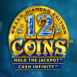 12 Coins Grand Diamond Edition online game logo by Wazdan on zeturfs.nl